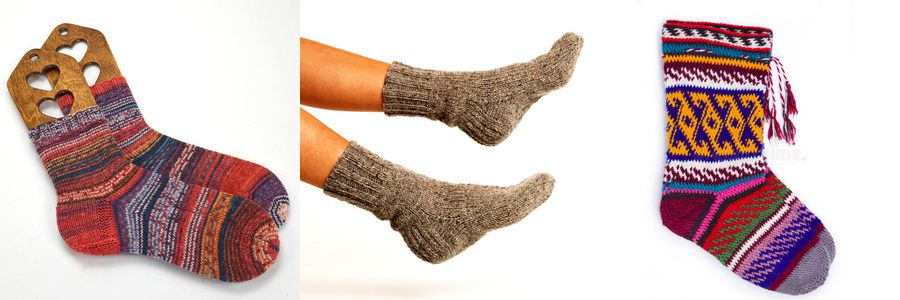 wool socks hand made